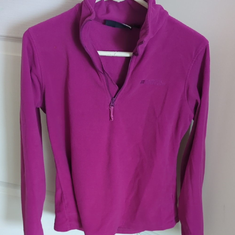 Magenta Quarter-Zip Pullover Women's Size M